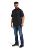 Ariat Men's AC Polo Black Short Sleeve T-Shirt Tee - 10014555