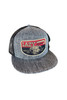 Lazy J America's Best Mesh Back Snapback Patch Cap Hats - CHARBLK4AB