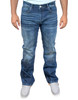 Ko jean regular fit mid rise straight front