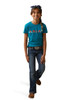 Ariat Youth Real Boot Kickin Short Sleeve T-Shirt Tee - 10043629