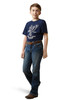 Ariat Youth Fighting Eagle Short Sleeve T-Shirt Tee - 10044752