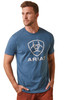 Ariat Men's Steel Bar Logo Short Sleeve T-Shirt Tee - 10044782