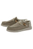 Hey Dude Men's Wally Linen Natural Shoes - 40015-3VG
