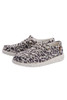 Hey Dude Women's Wendy Woven Cheetah Grey Shoes - 121413091