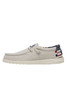 Hey Dude Men's Wally Patriotic Off White Shoes - 40001-1K1