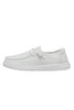 Hey Dude Women's Wendy Slub Canvas White Shoes - 40063-100