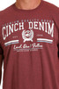 Cinch Men's Cinch Denim Short Sleeve T-Shirt Tee - MTT1690582