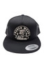 Lazy J Unisex Arrowhead Mesh Back Snapback Patch Cap Hats - BLKBLK4ARR