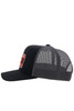 Hooey Circuit Trucker Hat Mesh Back Snapback Patch Cap Hats - 2370T-BKGY