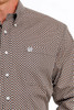 Cinch Men's Geometric Print Long Sleeve Shirt Jacket - MTW1105615