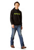 Ariat Boy's Front Logo Black Hoodie Sweatshirt - 10046477