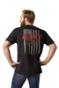 Ariat Men's Western Vertical Flag Black Short Sleeve T-Shirt Tee - 10047614