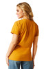 Ariat Women's Bootscape Buckhorn Heather Short Sleeve T-Shirt Tee - 10047638