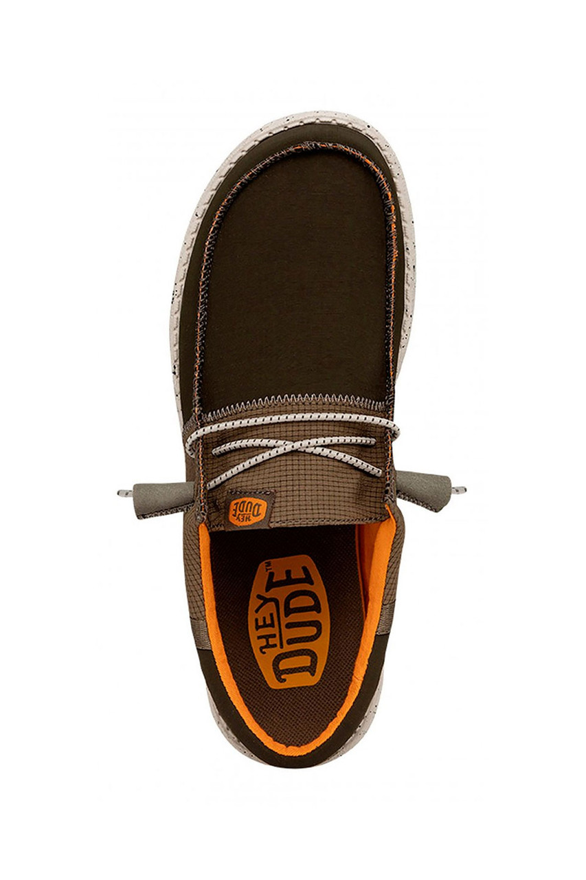 Hey Dude Shoes Men's Wally Tri Nylon Trailhead Olive - 40172-337