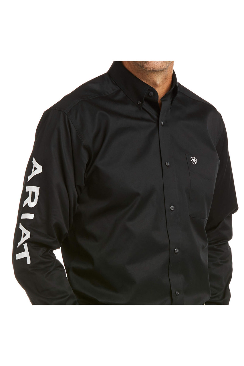 black ariat button up