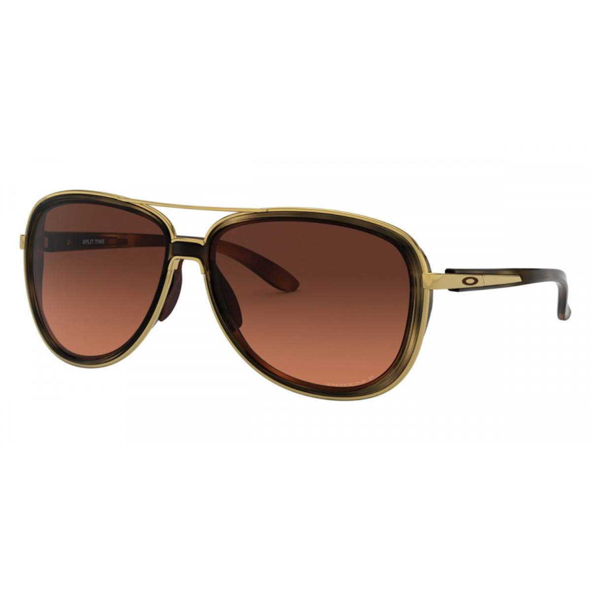 Oakley Women's Split Time Brown Tortoise \u0026 Prizm Brown Gradient Sunglasses
