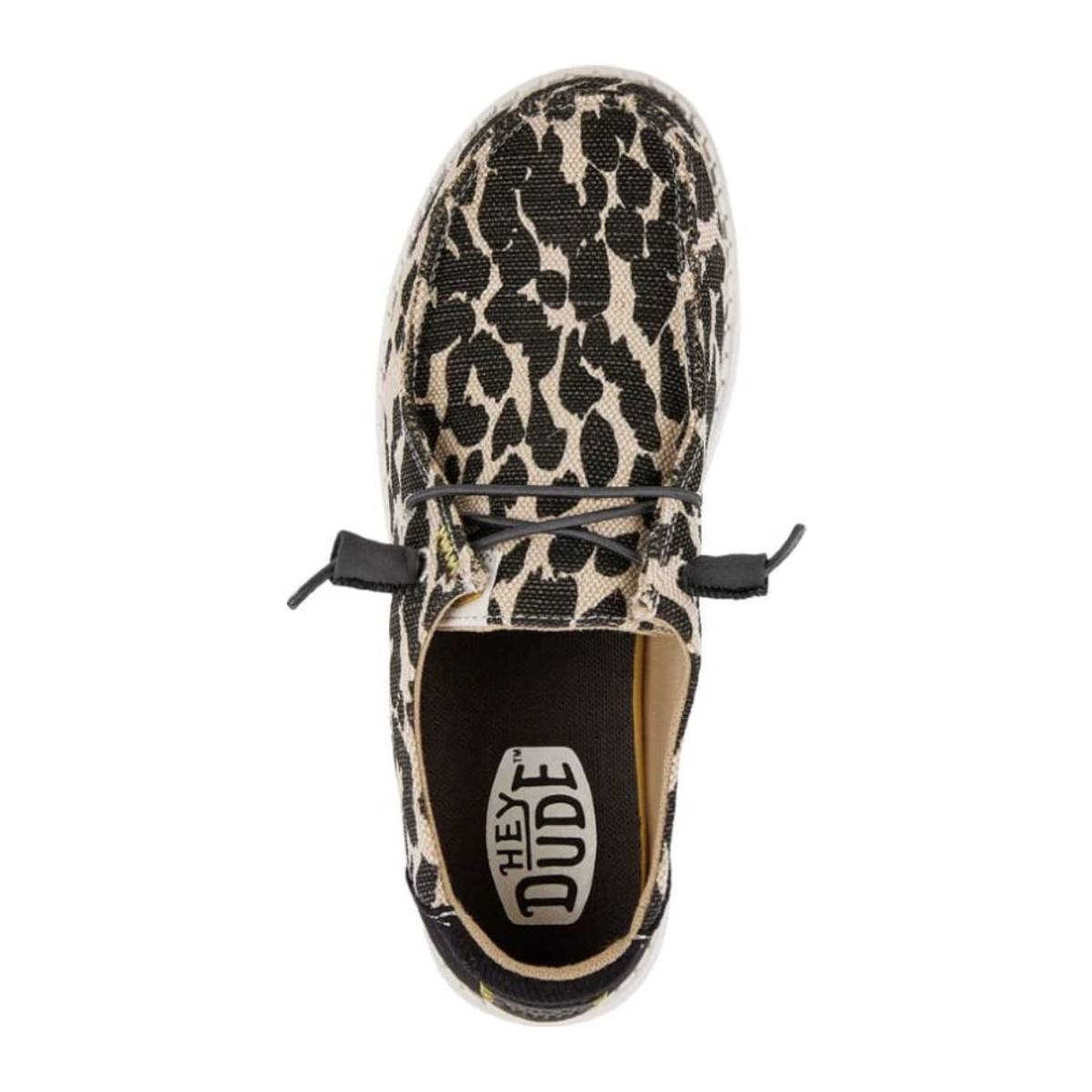 Hey Dude Women's Wendy Leopard Sparkle Tan Shoes