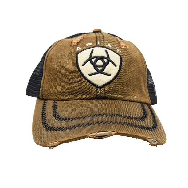 Ariat Men's Baseball Cap Oilskin Logo 