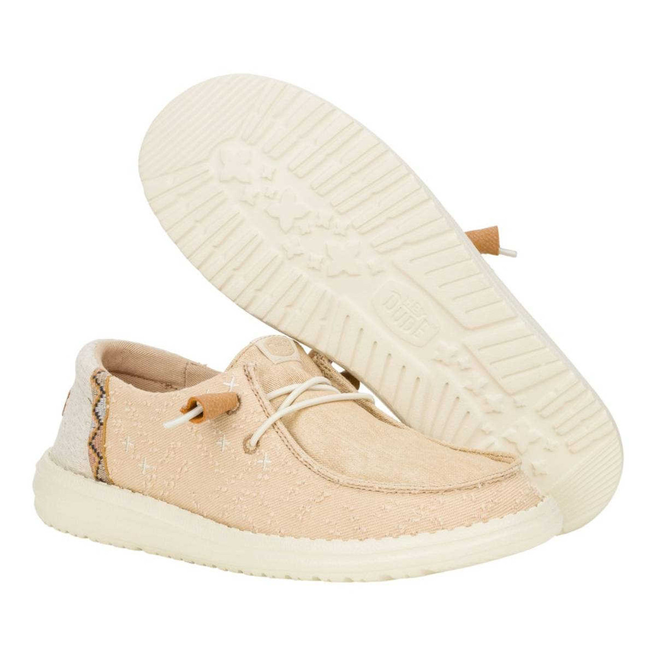小物 Ted stole HYEON beige Hey Dude Women's Wendy Crafted Boho Tan Shoes