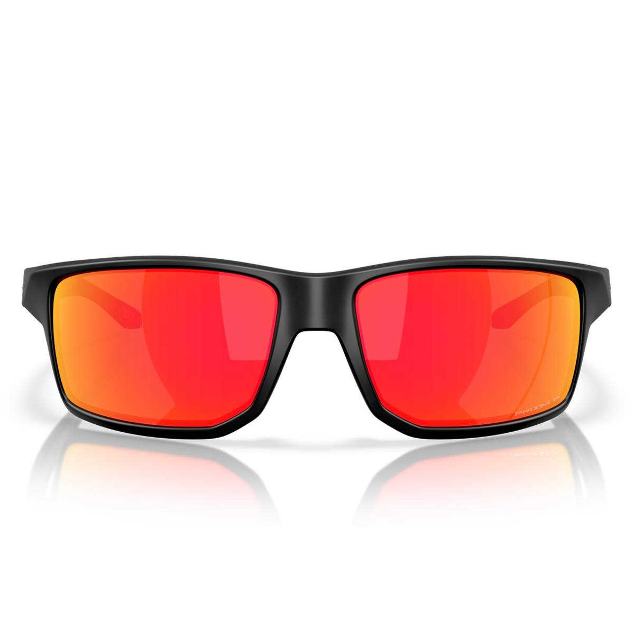 Oakley Unisex Gibston XL Black & Prizm Ruby Polarized Sunglasses