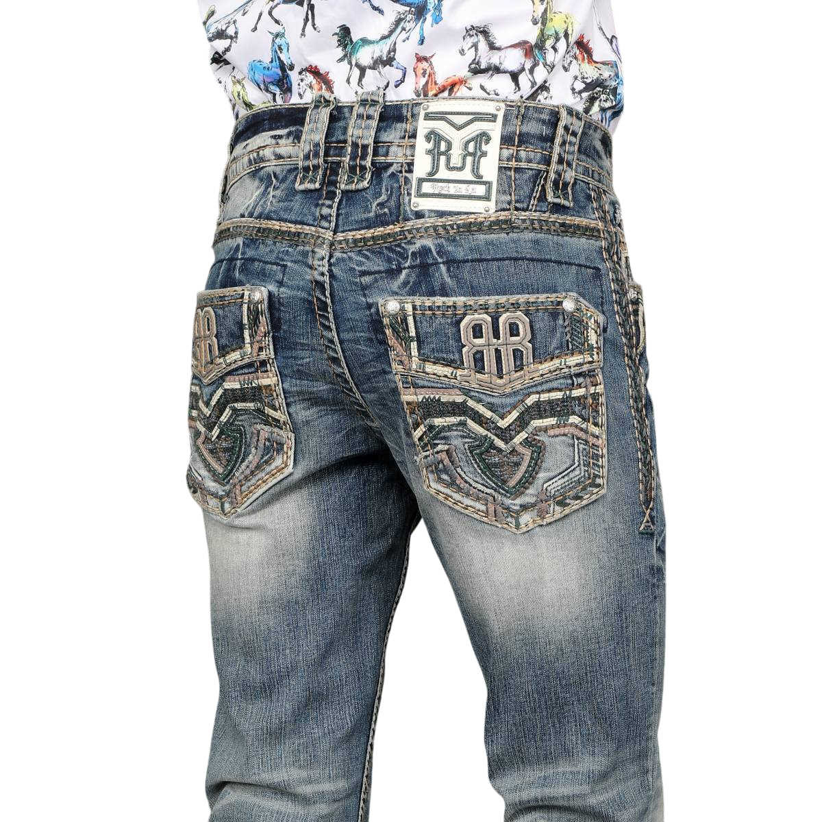 Rock In La Men's Straight Jeans