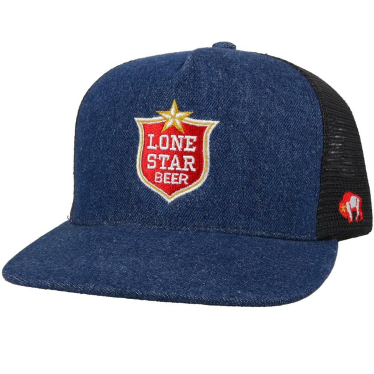 Hooey Lone Star Beer Denim Hats Cap 