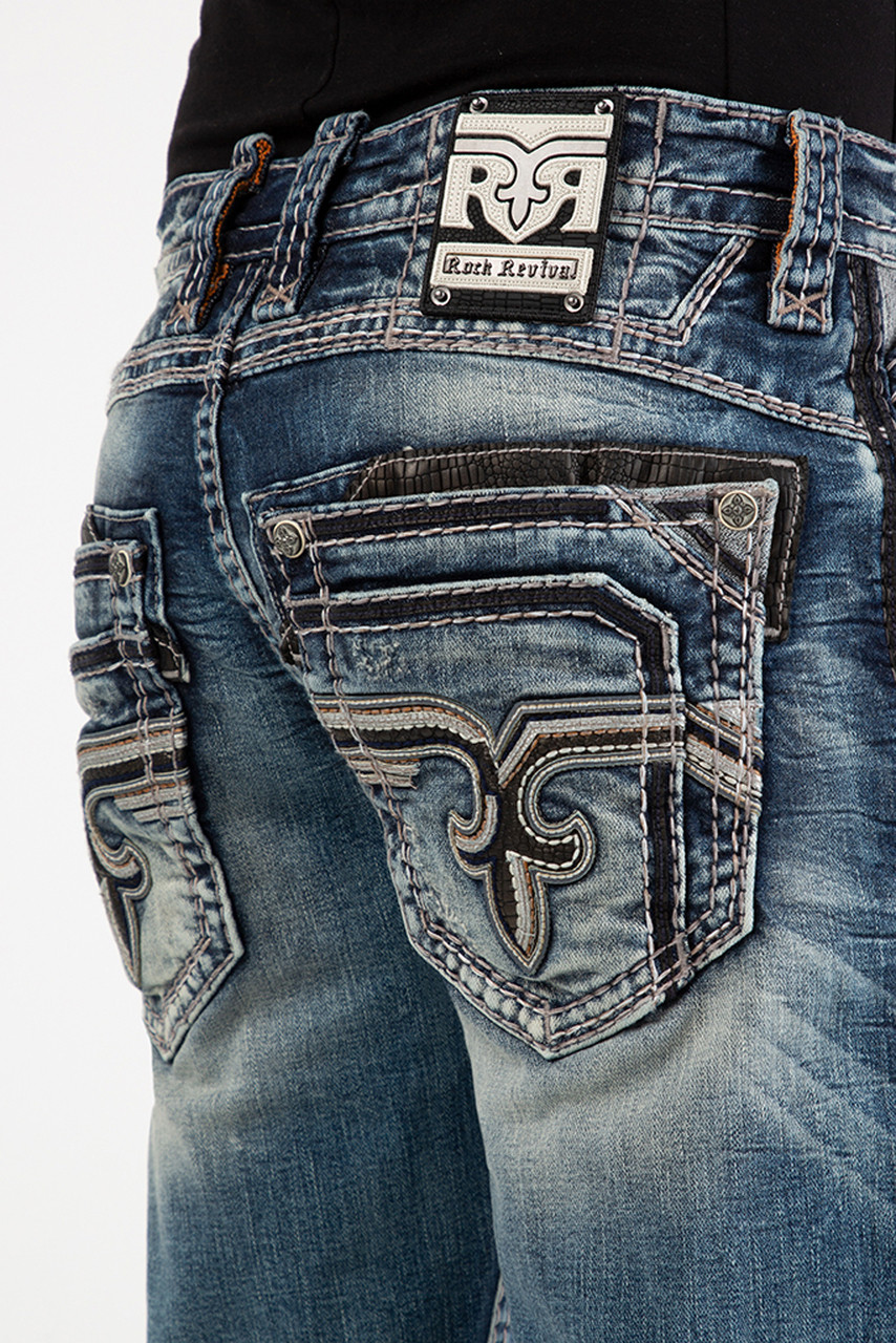 Rock Revival Men's Ralph Straight Denim 