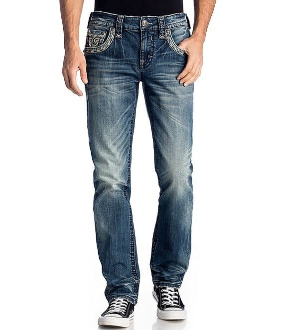 Straight Fit Denim Jeans - TJ2468-A208R