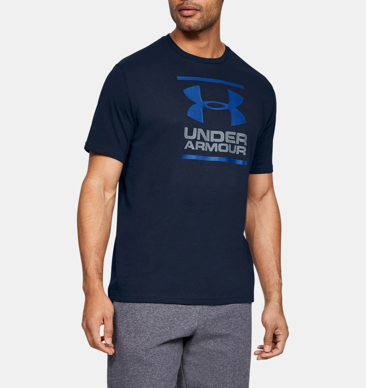 Under Armour Men's UA GL Foundation Short Sleeve T-Shirt Tee - 1326849-408  - Knockout Wear, Lifestyle Clothing, Shoes and Accessories