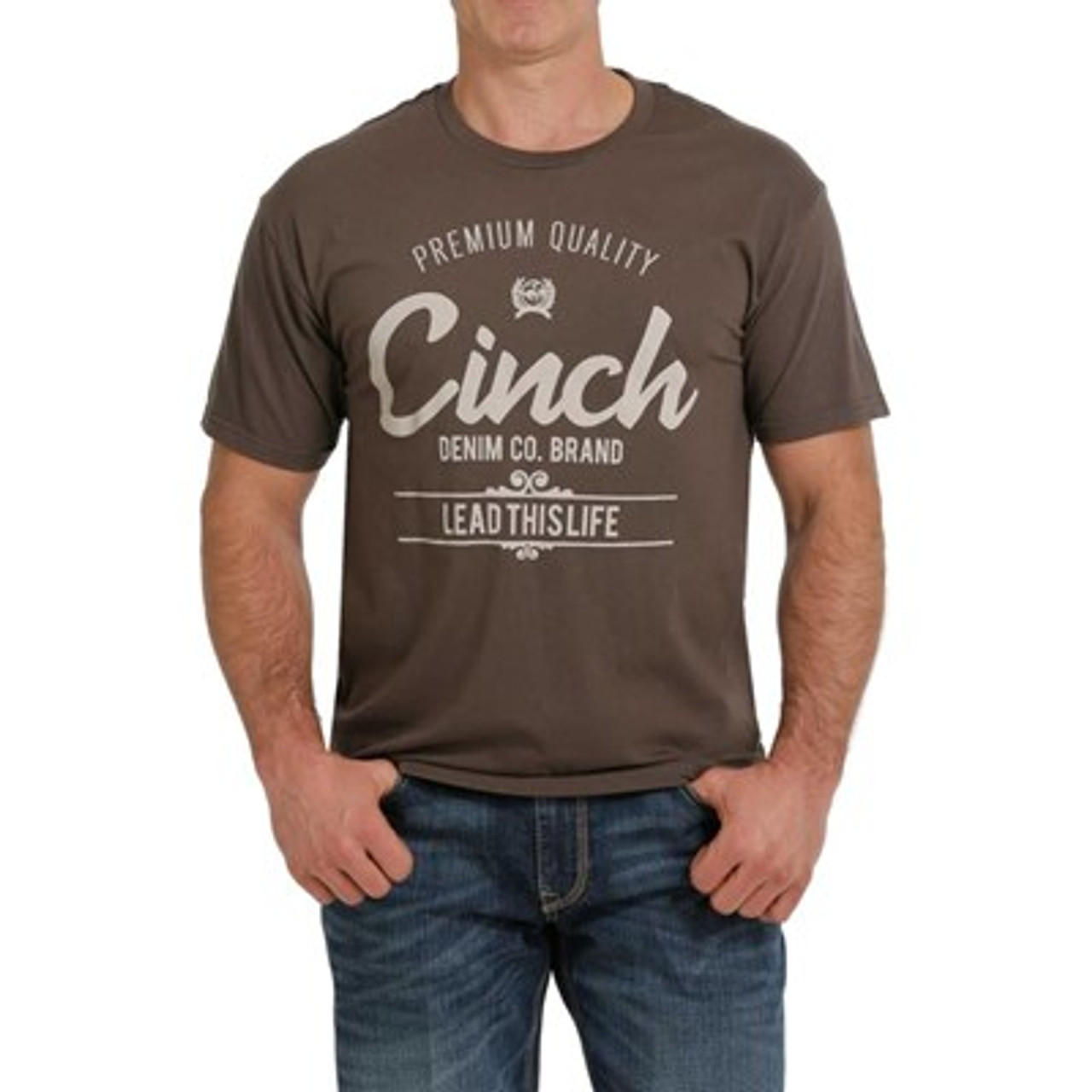 Cinch Men's Logo Screen Print Short Sleeve T-shirt - MTT1690460