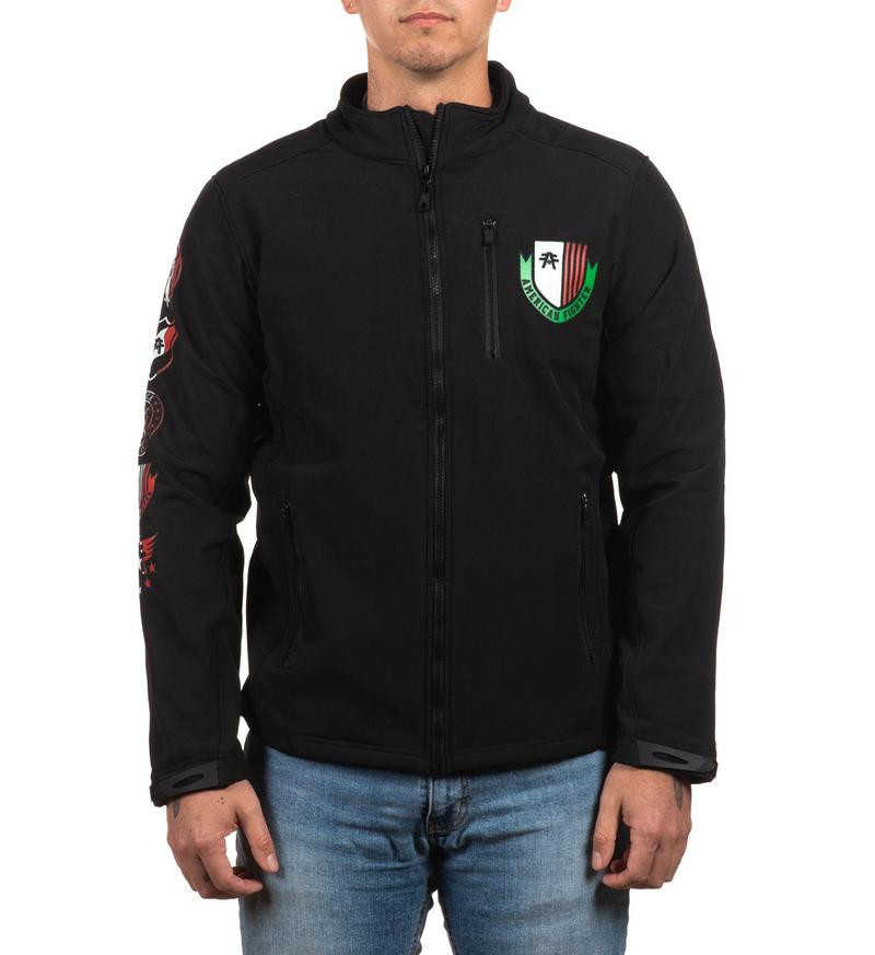 Softshell Mock Zip Up Jacket - 331OW150