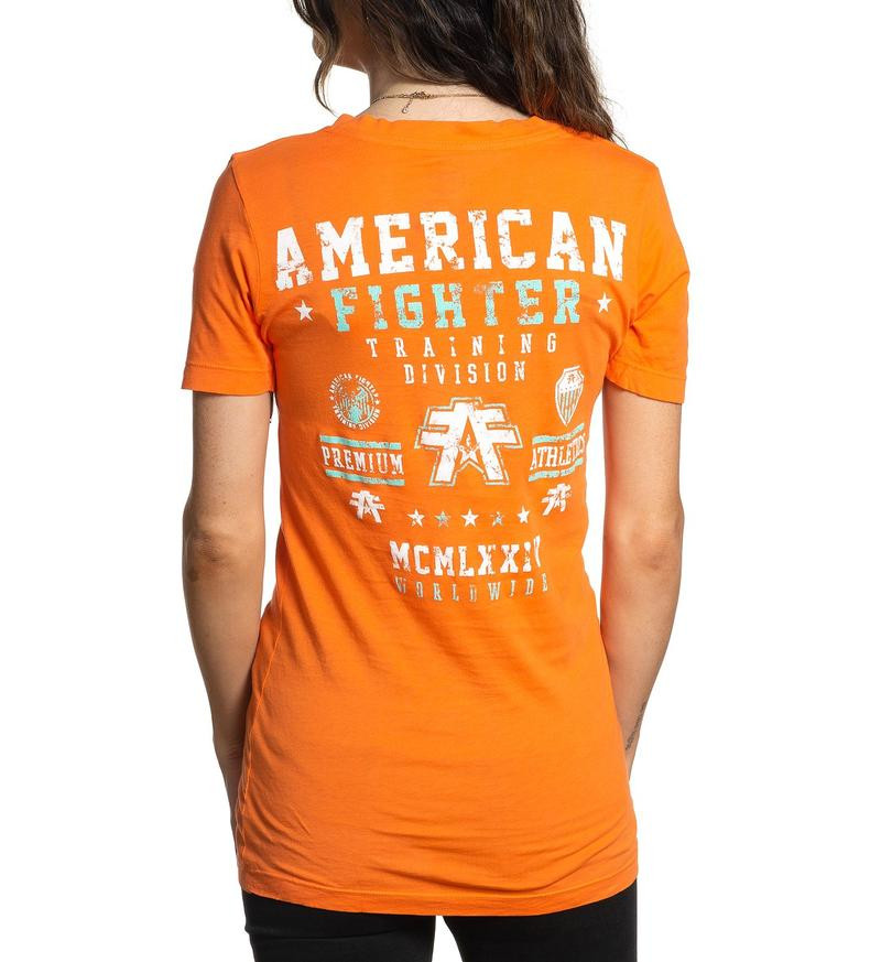 yellow american fighter shirt