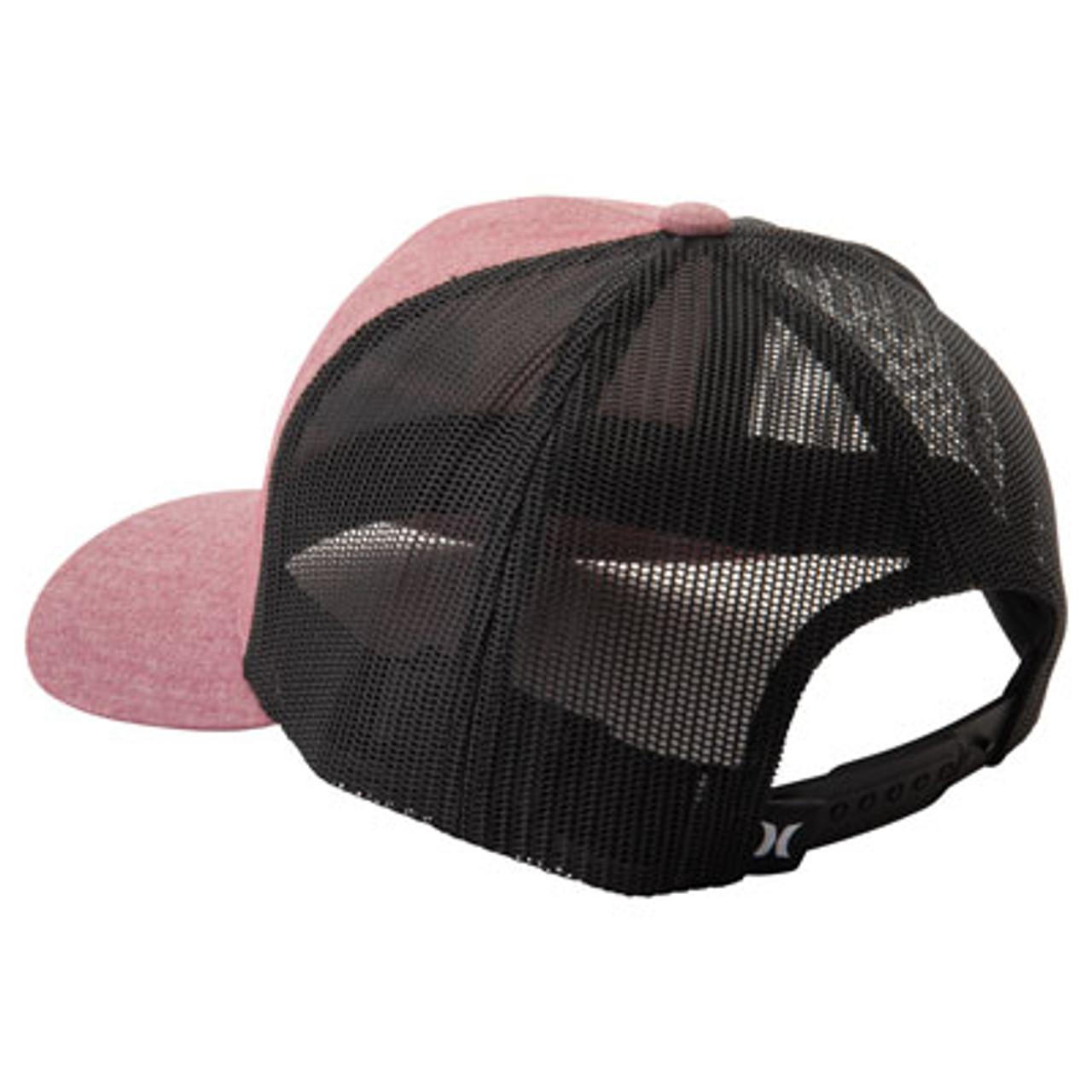 Hurley Icon Burgundy Slash Mesh Back Snapback Trucker Patch Cap