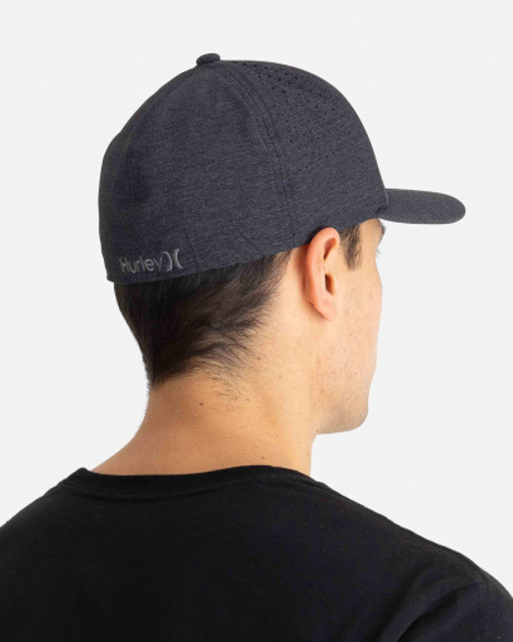 open haard Dynamiek Virus Hurley Men's Phantom Natural Flexfit Patch Cap Hats Black - HIHM0060