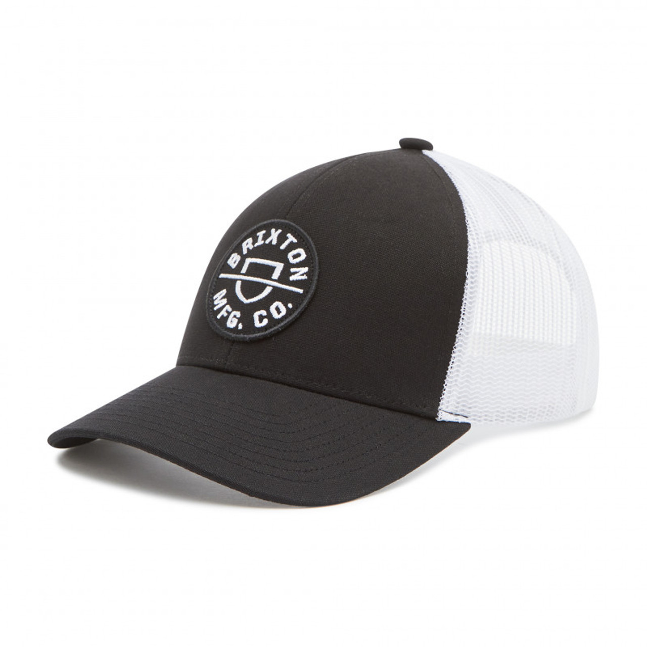Brixton Men's Crest X Mp Mesh Back Snapback Patch Cap Hats - 10921