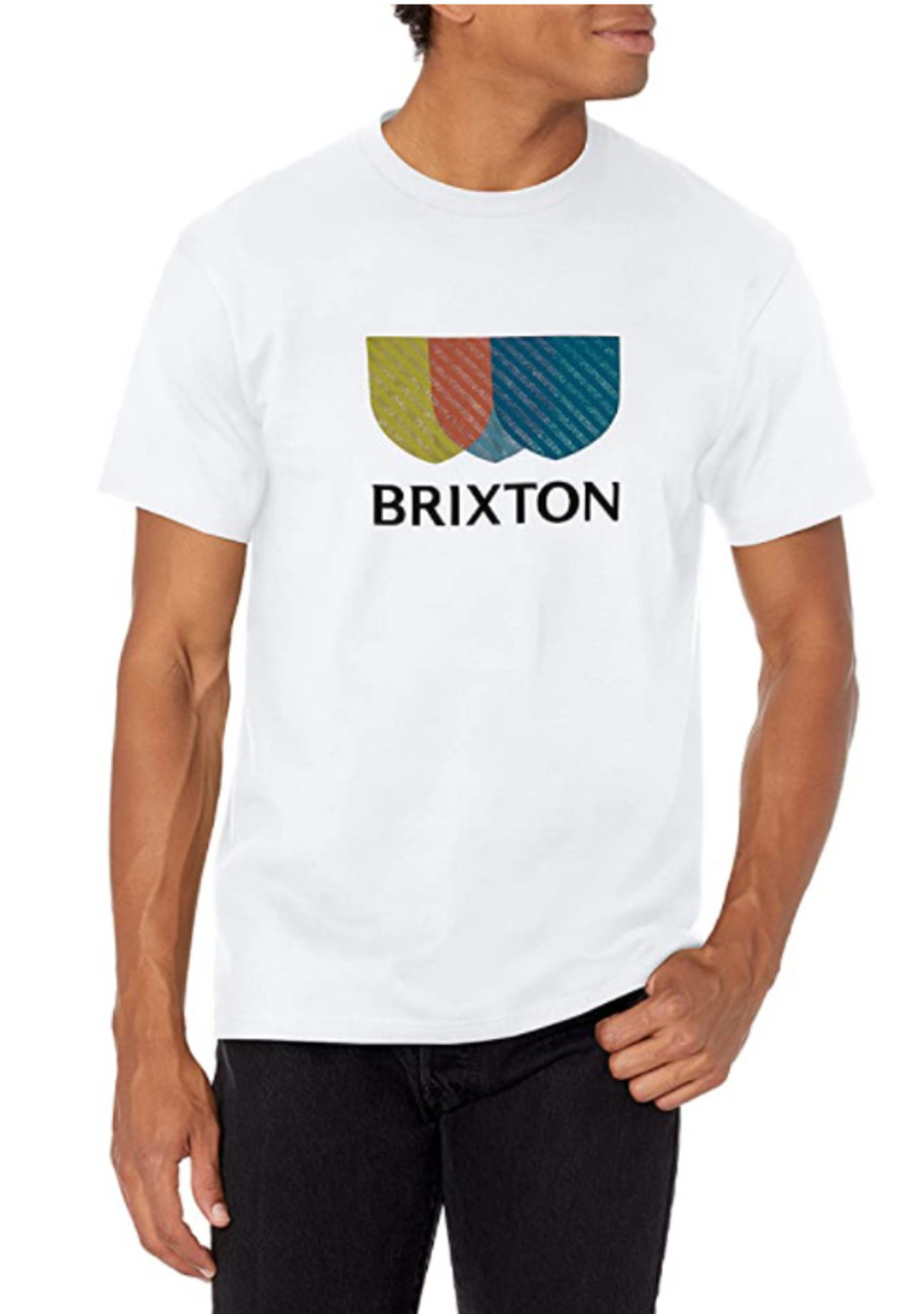 Brixton Men's Alton Stripe Short Sleeve T-Shirt Tee - 16429