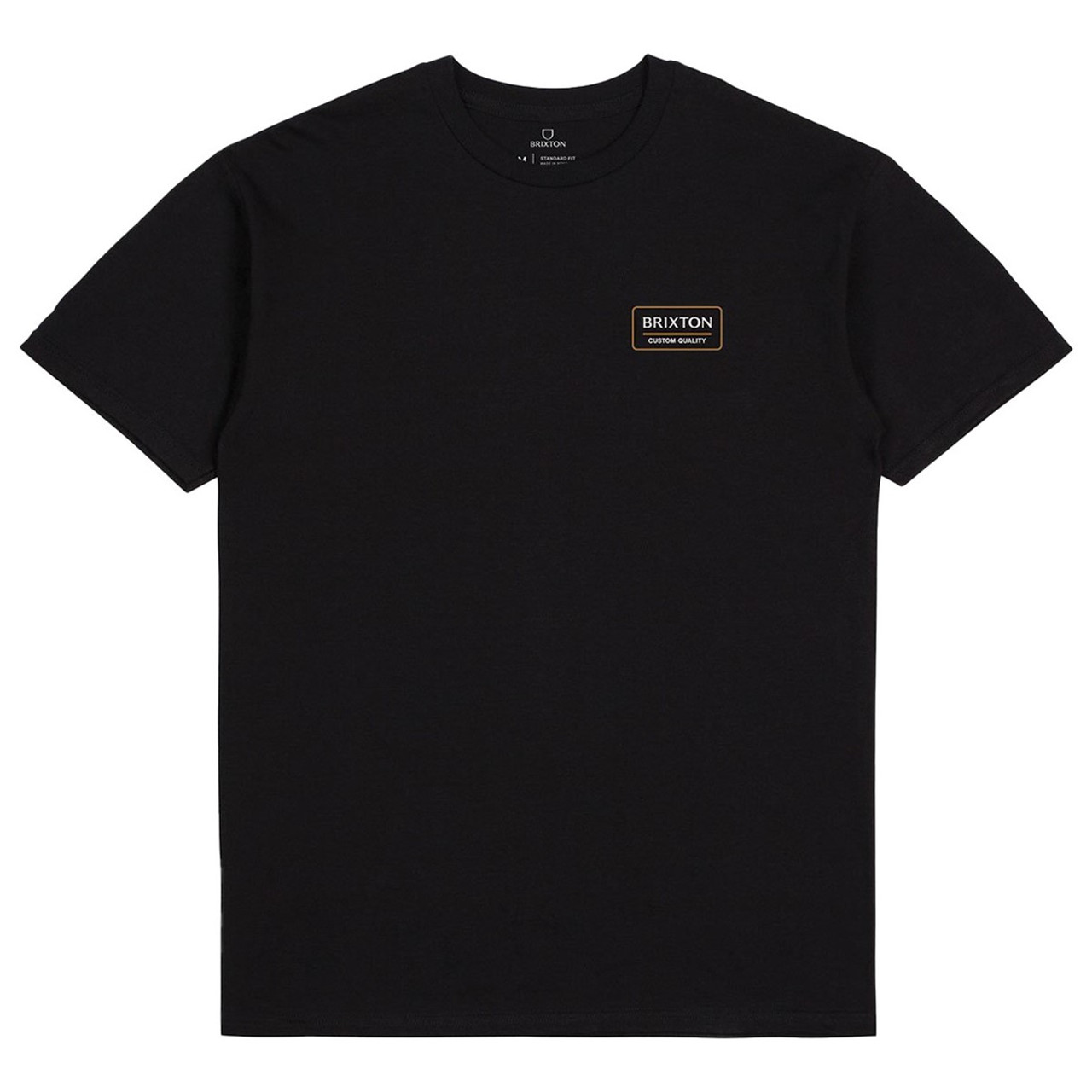 Brixton Men's Palmer Proper Short Sleeve T-Shirt Tee - Black - 16616