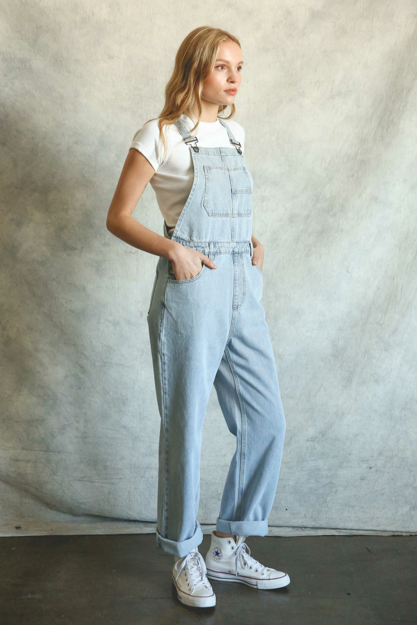 Listicle Women's Classic Denim Overall 