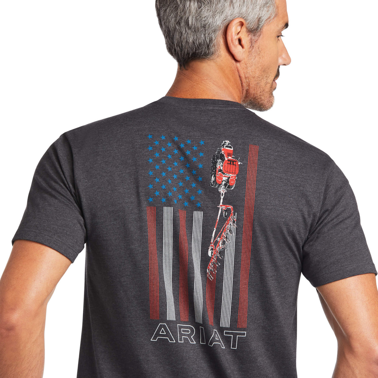 Ariat Men's Farm Crew Neck Short Sleeve T-Shirt Tee - 10039930