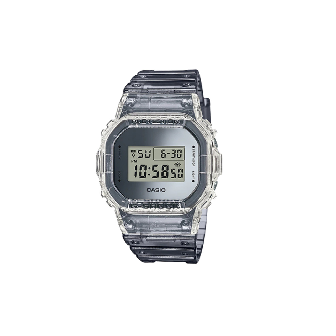 G-Shock Men's Mineral Glass Shock Resistant Resin Band Digital Watch -  DW5600SK-1