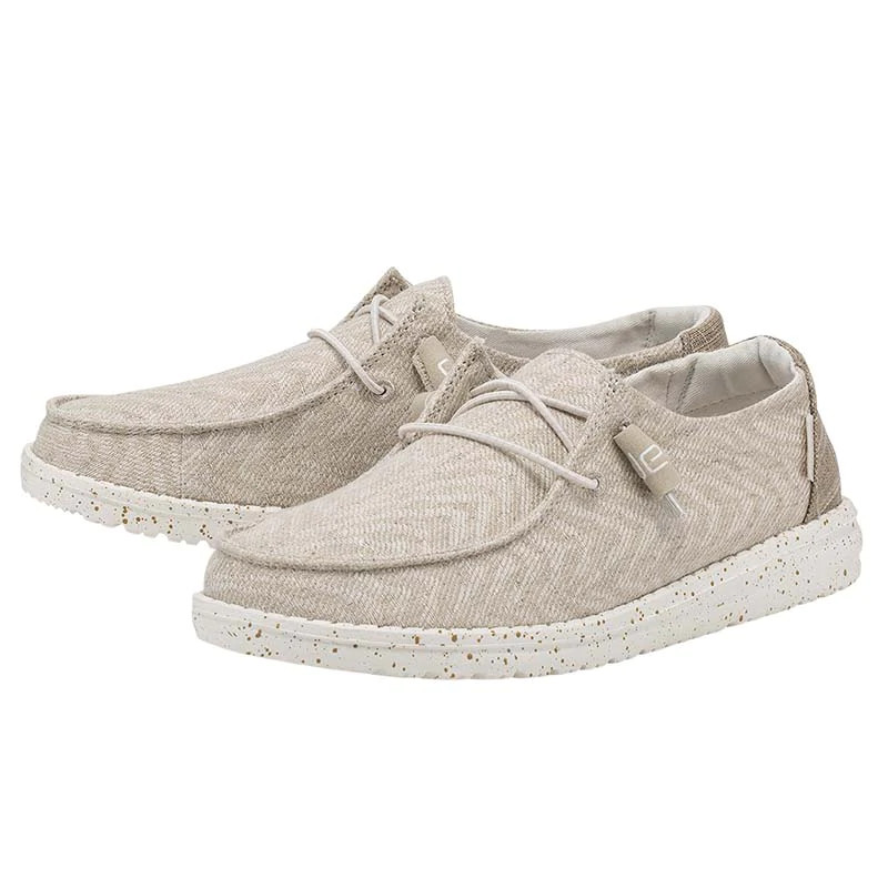 Hey Dude Women's Wendy Woven Zebra Neutral Shoes - 121413326