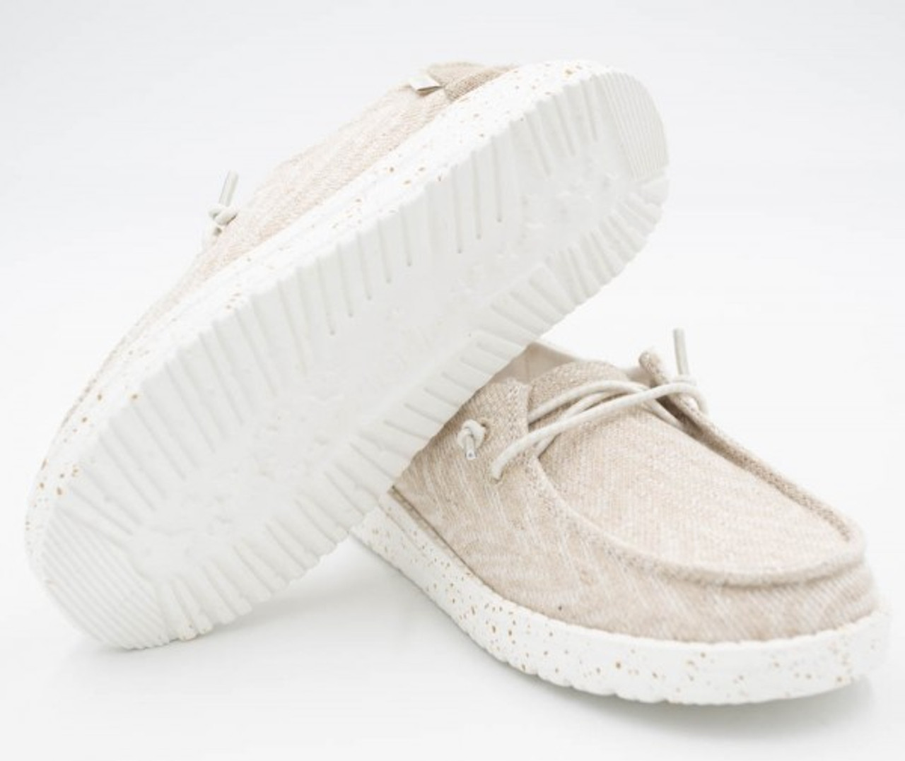 Hey Dude Girls Wendy Woven Zebra Neutra Shoes