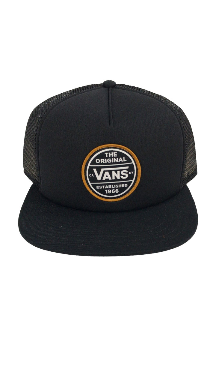 Vans Men's Skool Trucker Snapback Patch Cap Hats - VN0A5KIE