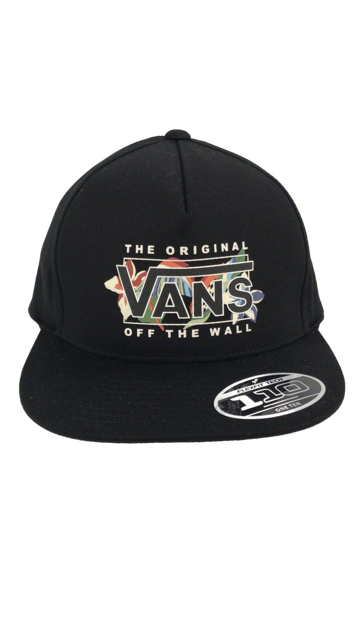 Vans Men's Lucid Floral Flexfit 110 Snapback Patch Cap Hats - VN0A5KJ7