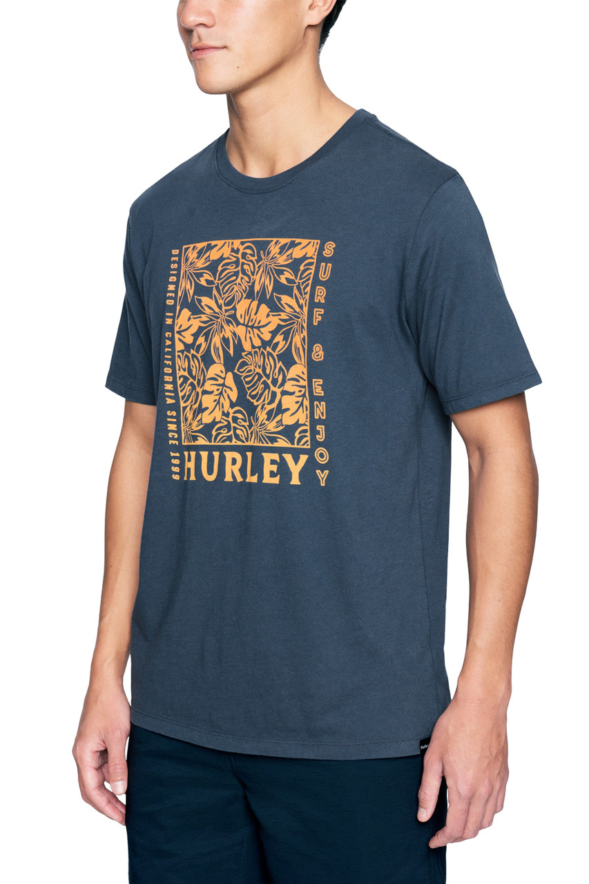 Hurley Men's Everyday Washed Hana Bay Crew Neck Short Sleeve T-Shirt Tee -  MTS0029520