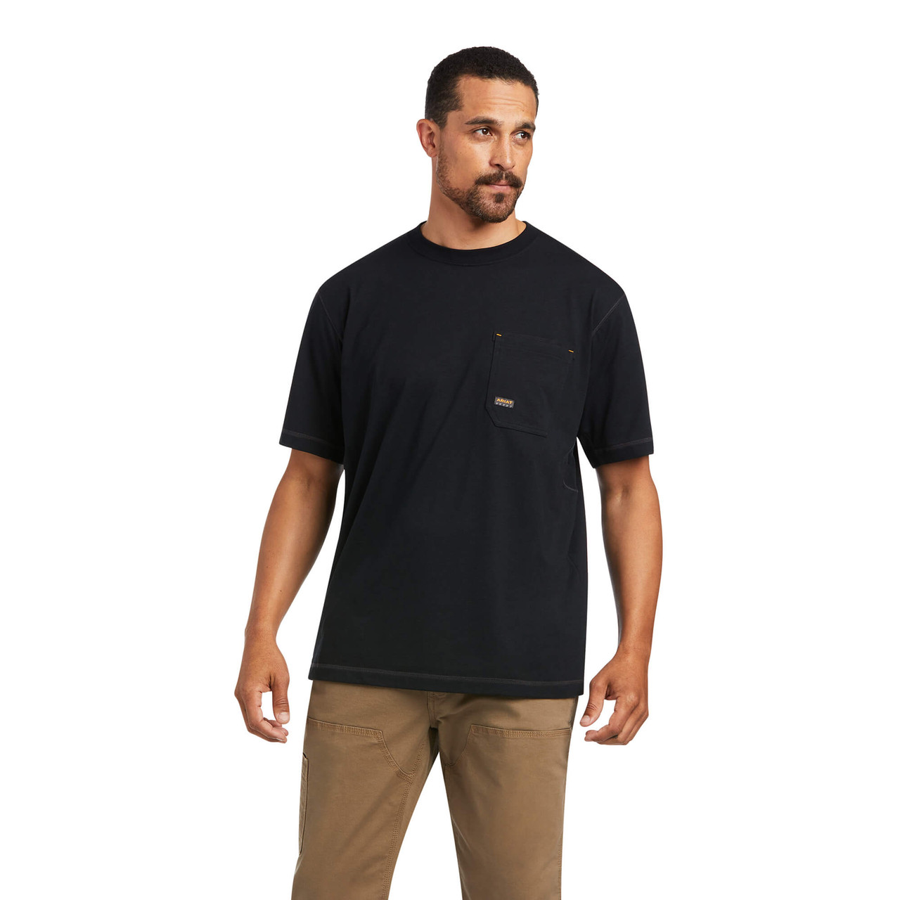 Rebar Workman Reflective Flag Crew Neck 