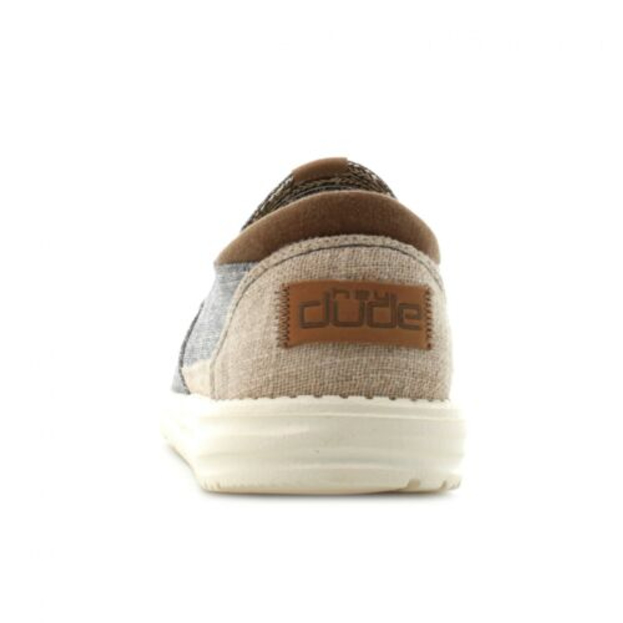 Hey Dude Men's Thad Chambray Grey Shoes