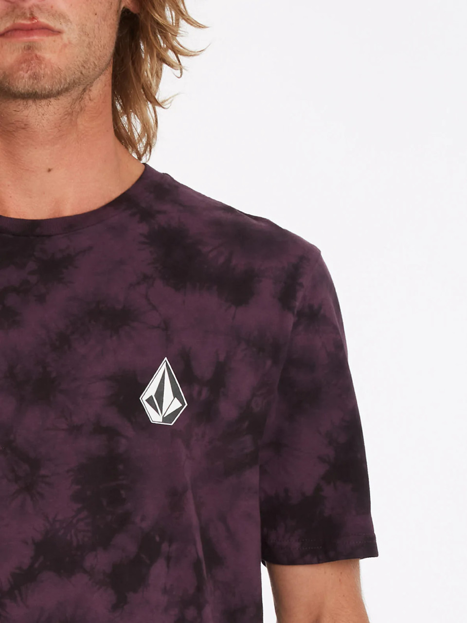 Volcom Men's Iconic Stone Dye Short Sleeve T-Shirt Tee