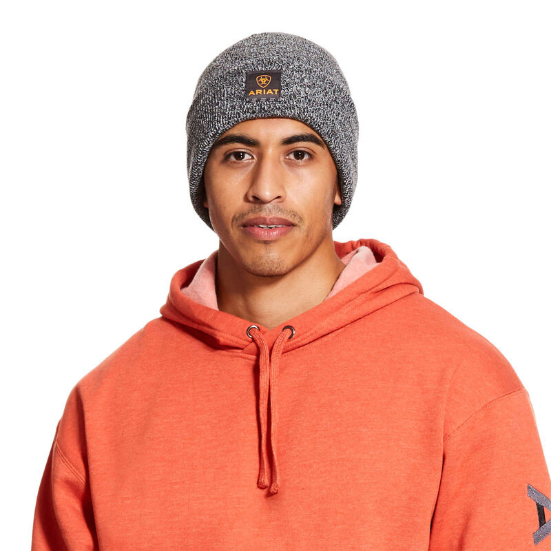Ariat Men's Rebar Watch Cap Black 