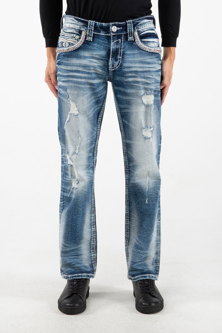 Men's jeans CIPO & BAXX CD809 ICE BLUE - ENEMIQ.COM